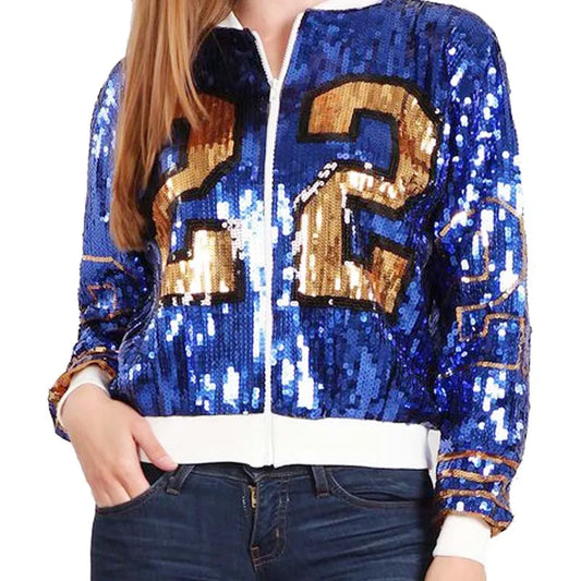 Sigma Gamma Rho SGRho 22 Sorority Sequin Jacket
