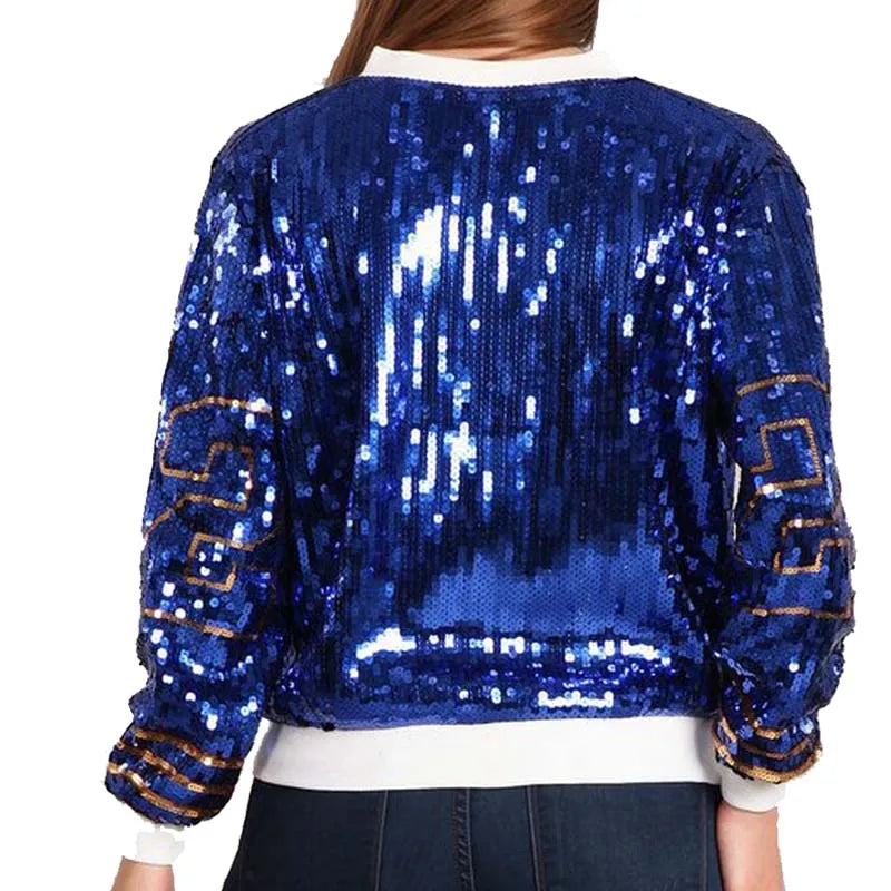 Sigma Gamma Rho SGRho 22 Sorority Sequin Jacket