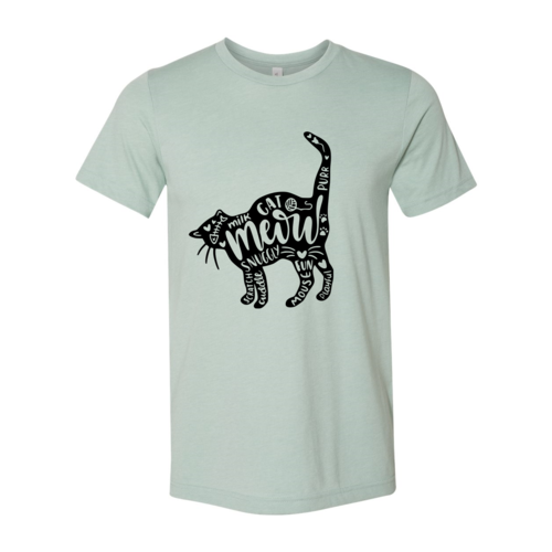 Cat And Words T-Shirt