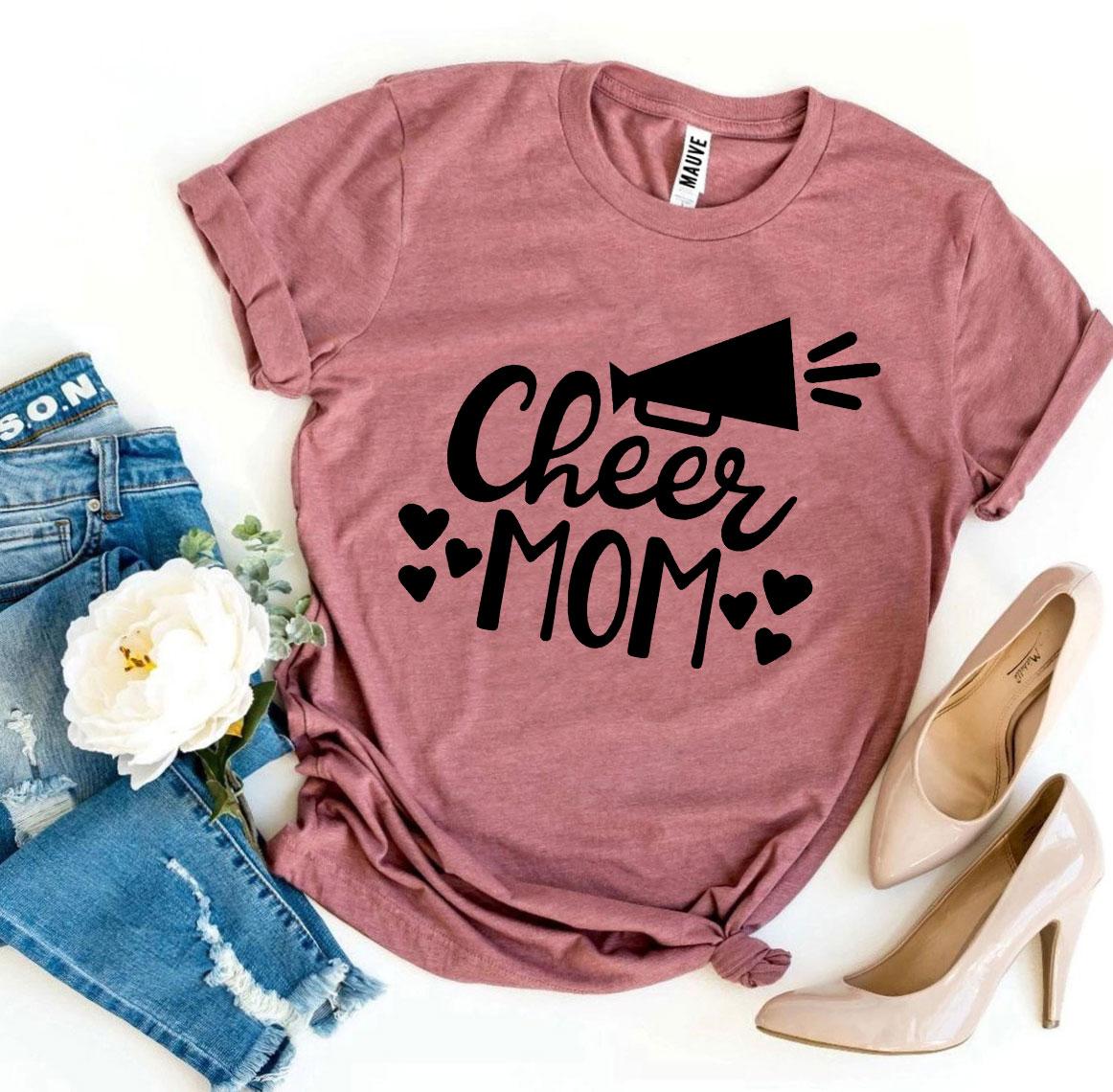 Cheer Mom T-shirt Agate