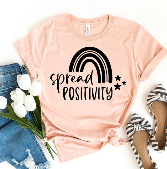 Spread Positivity Rainbow T-shirt