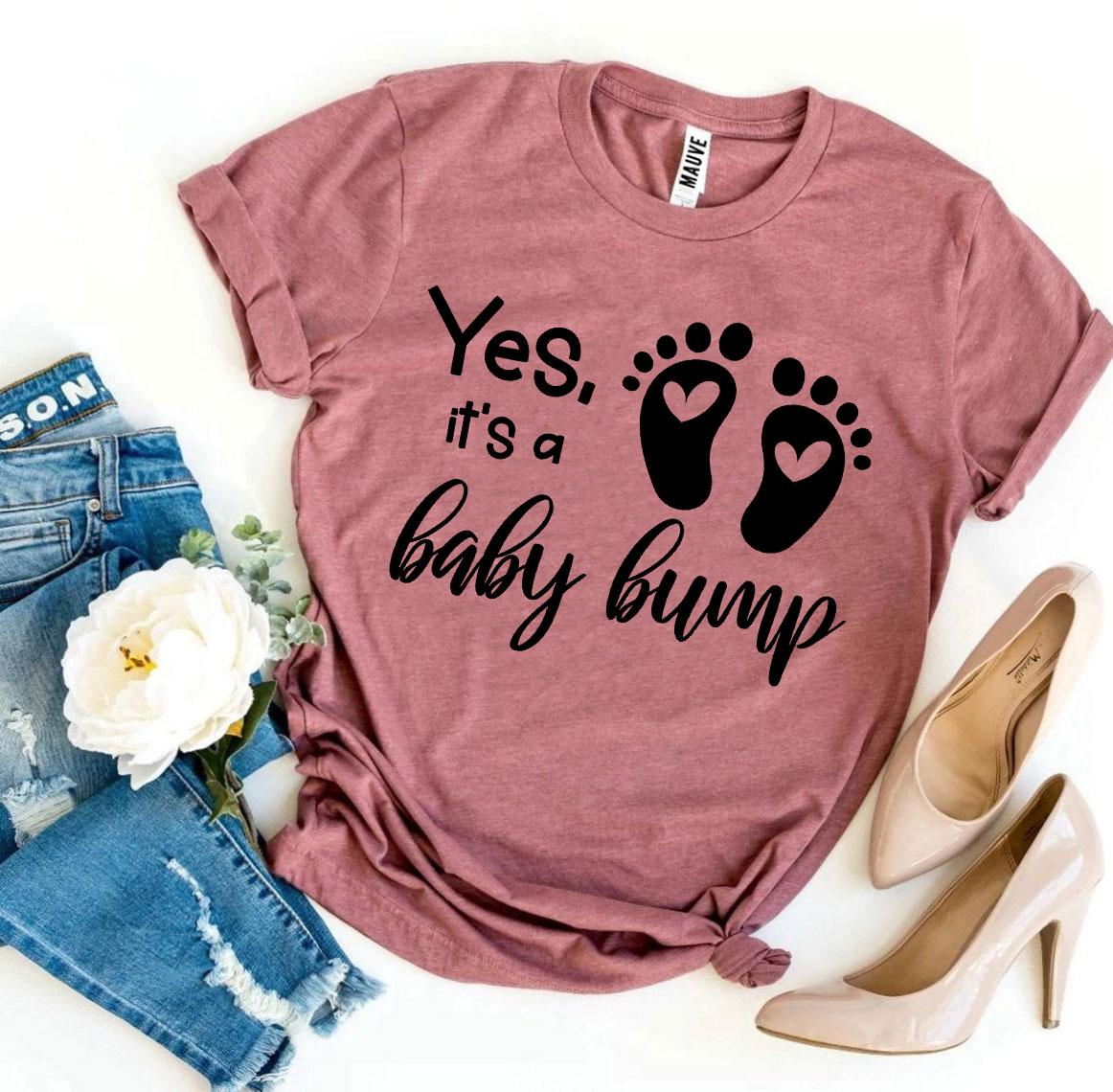 Yes It's a Baby Bump T-shirt