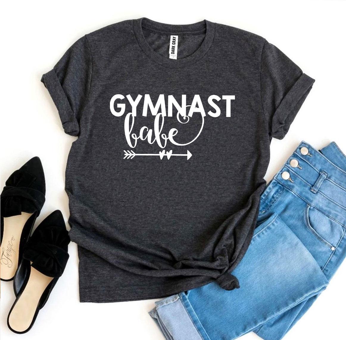 Gymnast Babe T-shirt Agate