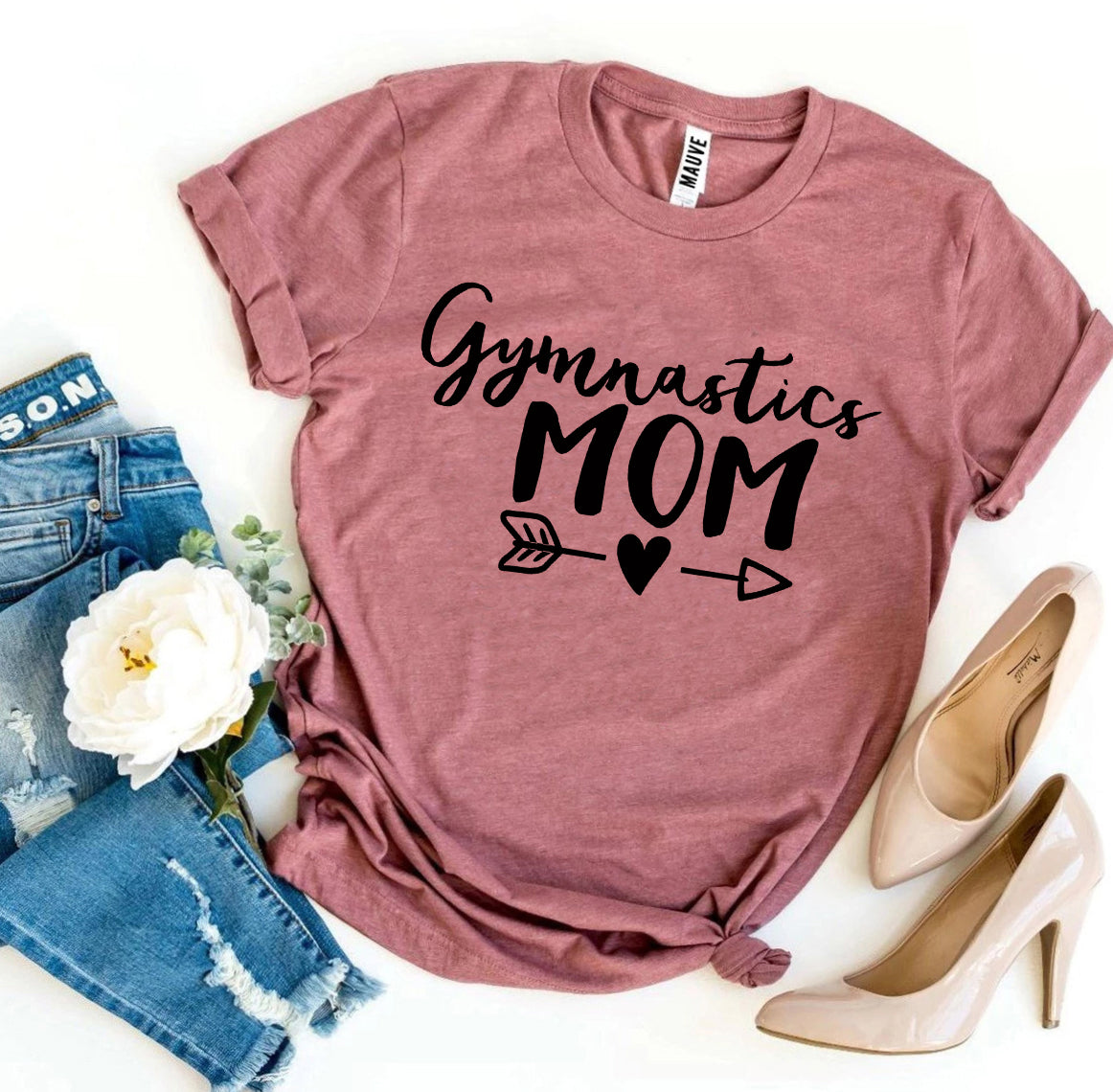 Gymnastics Mom T-shirt Agate