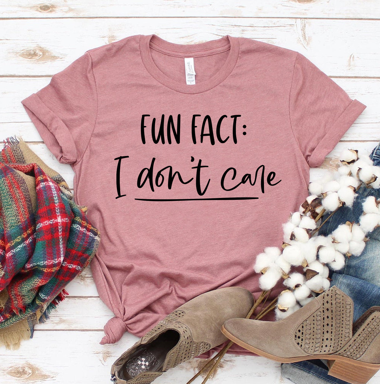 Fun Fact I Don't Care T-shirt