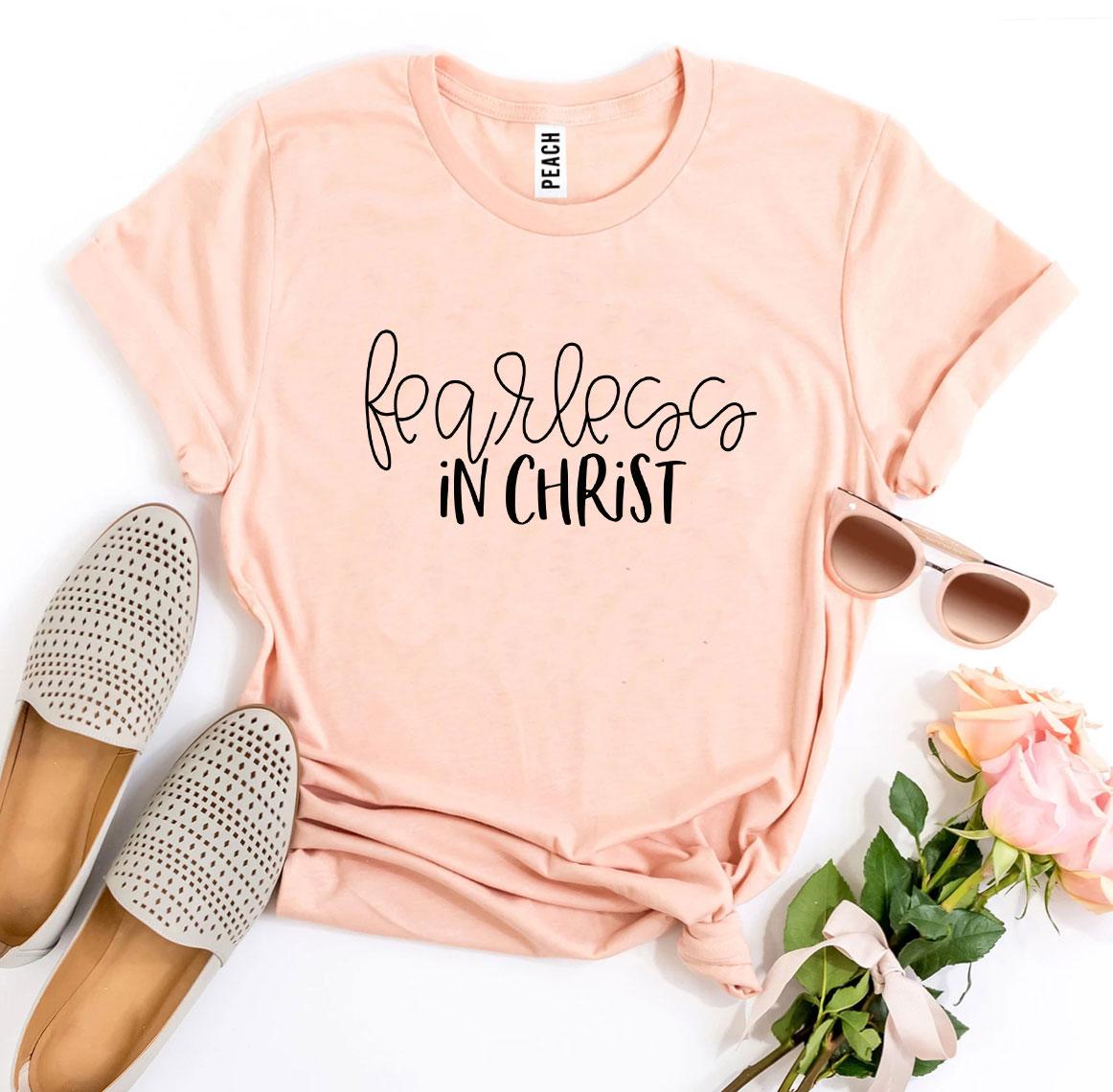 Fearless In Christ T-shirt Agate