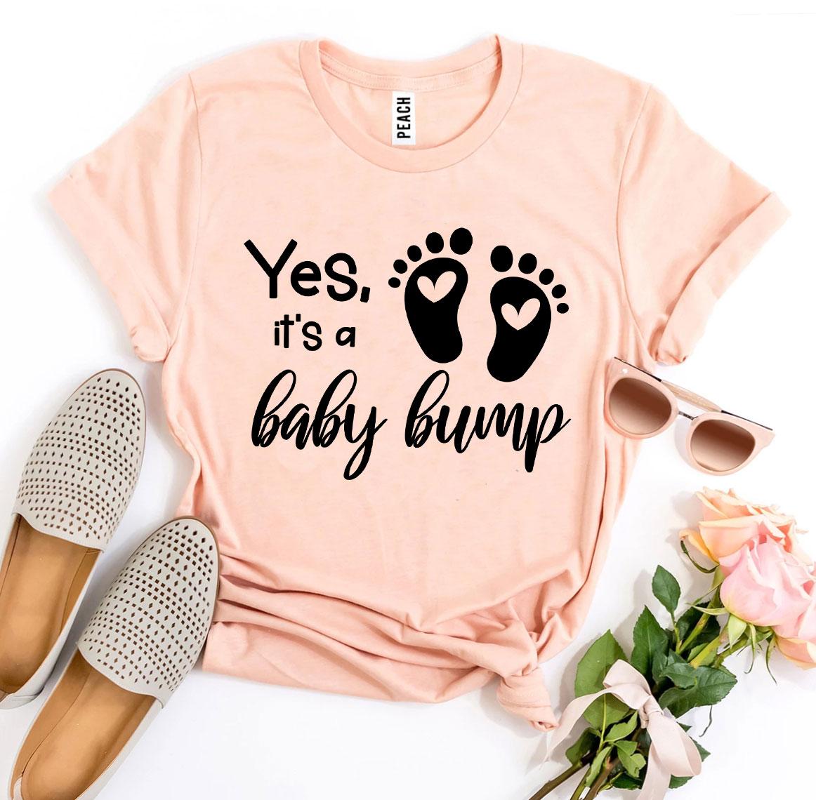 Yes It's a Baby Bump T-shirt
