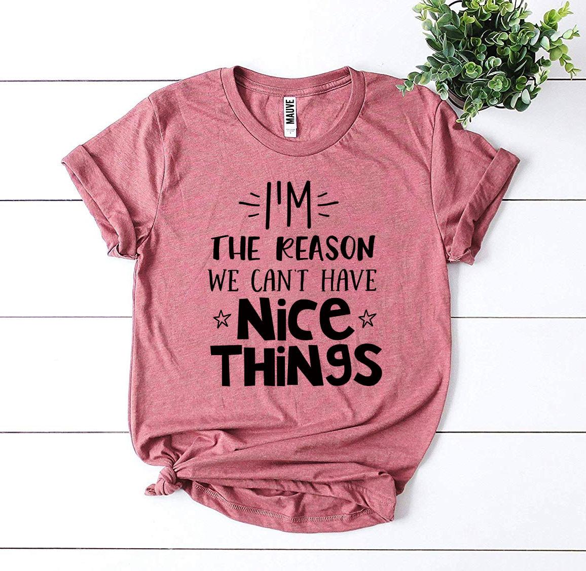 I'm The Reason We Can't Have Nice Things T-shirt