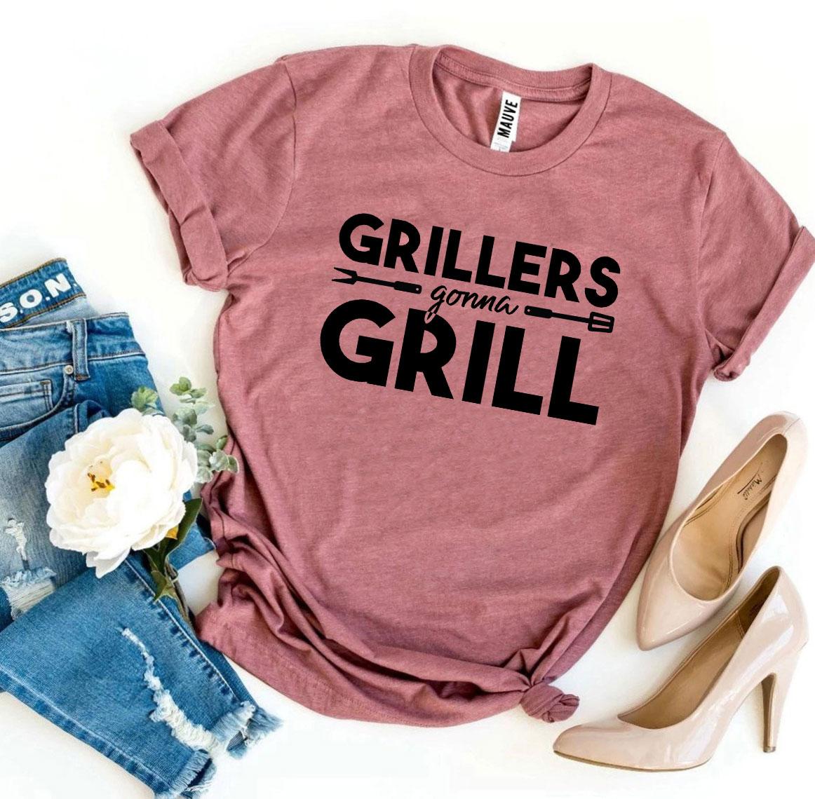 Grillers Gonna Grill T-shirt Agate