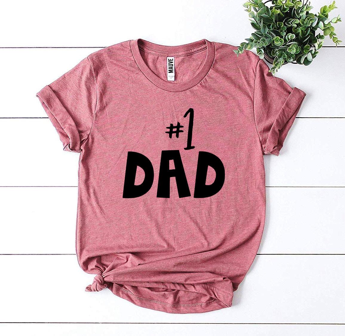 #1 Dad T-shirt Agate