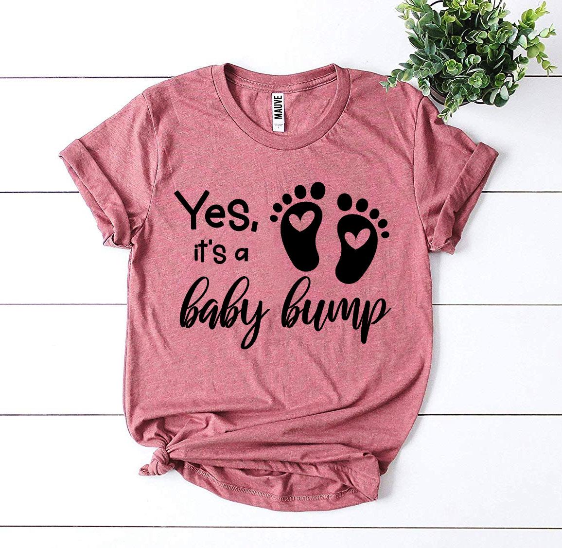 Yes It's a Baby Bump T-shirt