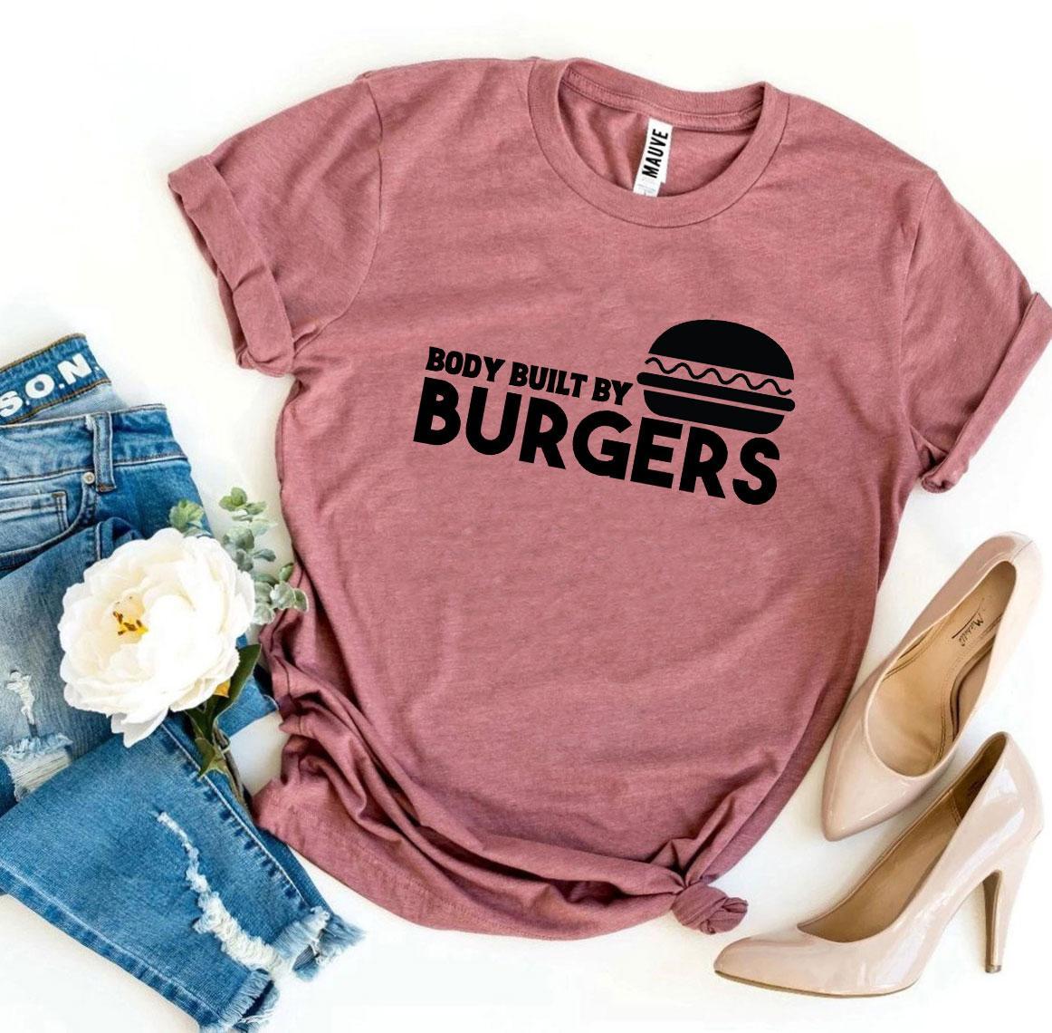Body Built By Burgers T-shirt Agate