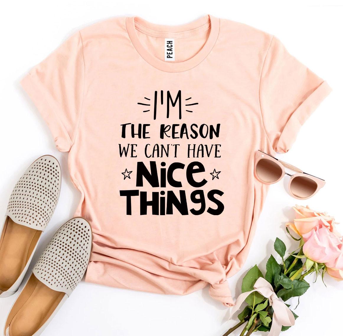 I'm The Reason We Can't Have Nice Things T-shirt