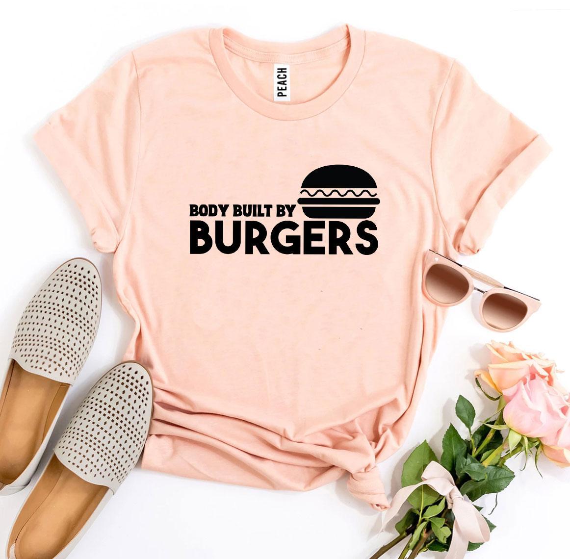 Body Built By Burgers T-shirt Agate