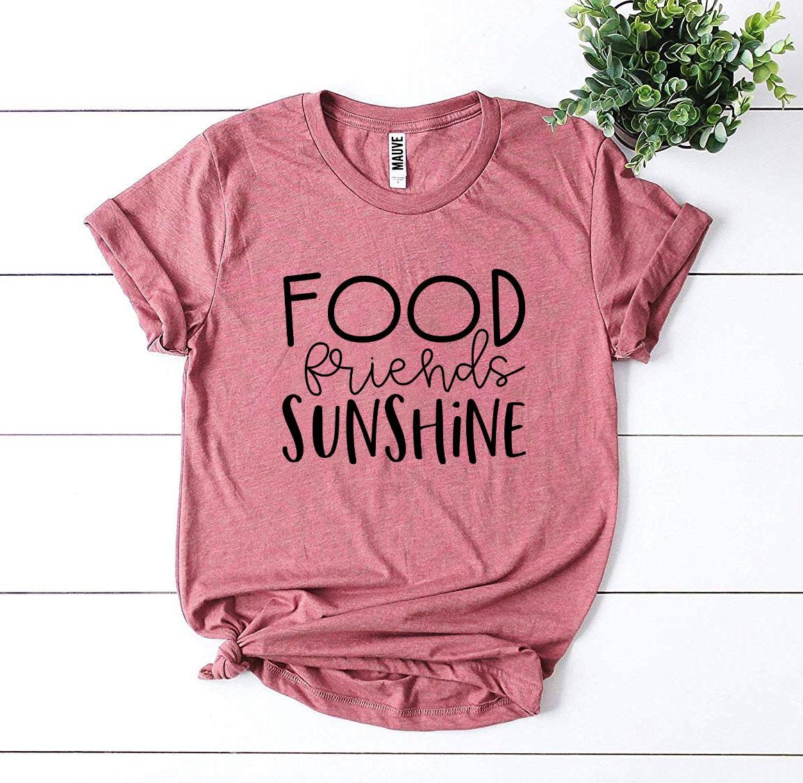 Food Friends Sunshine T-shirt Agate