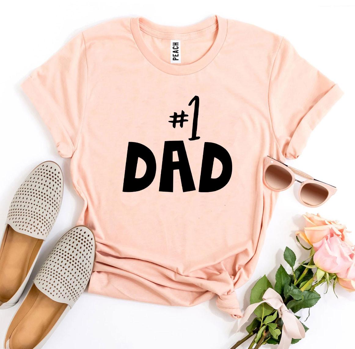 #1 Dad T-shirt Agate