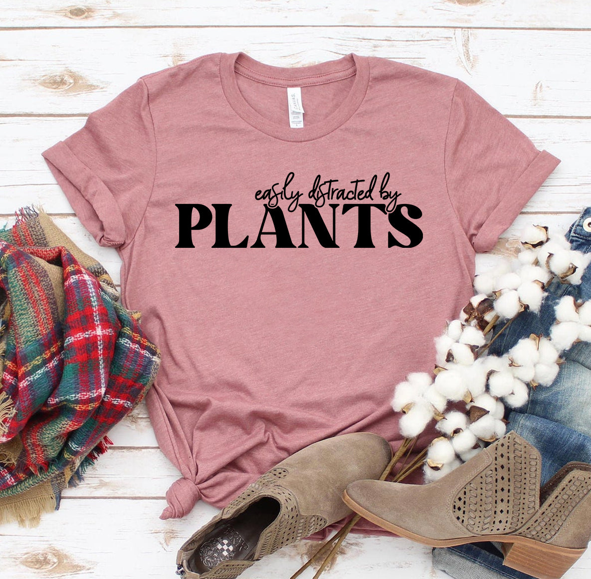 Easily Distracted By Plants T-shirt