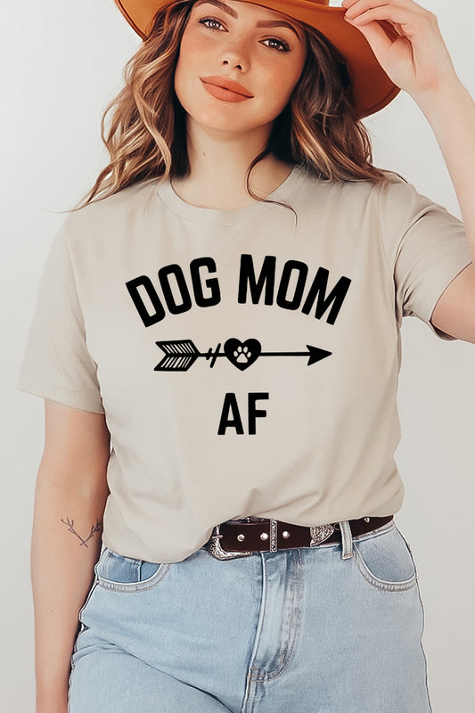 Dog Mom Af T-shirt
