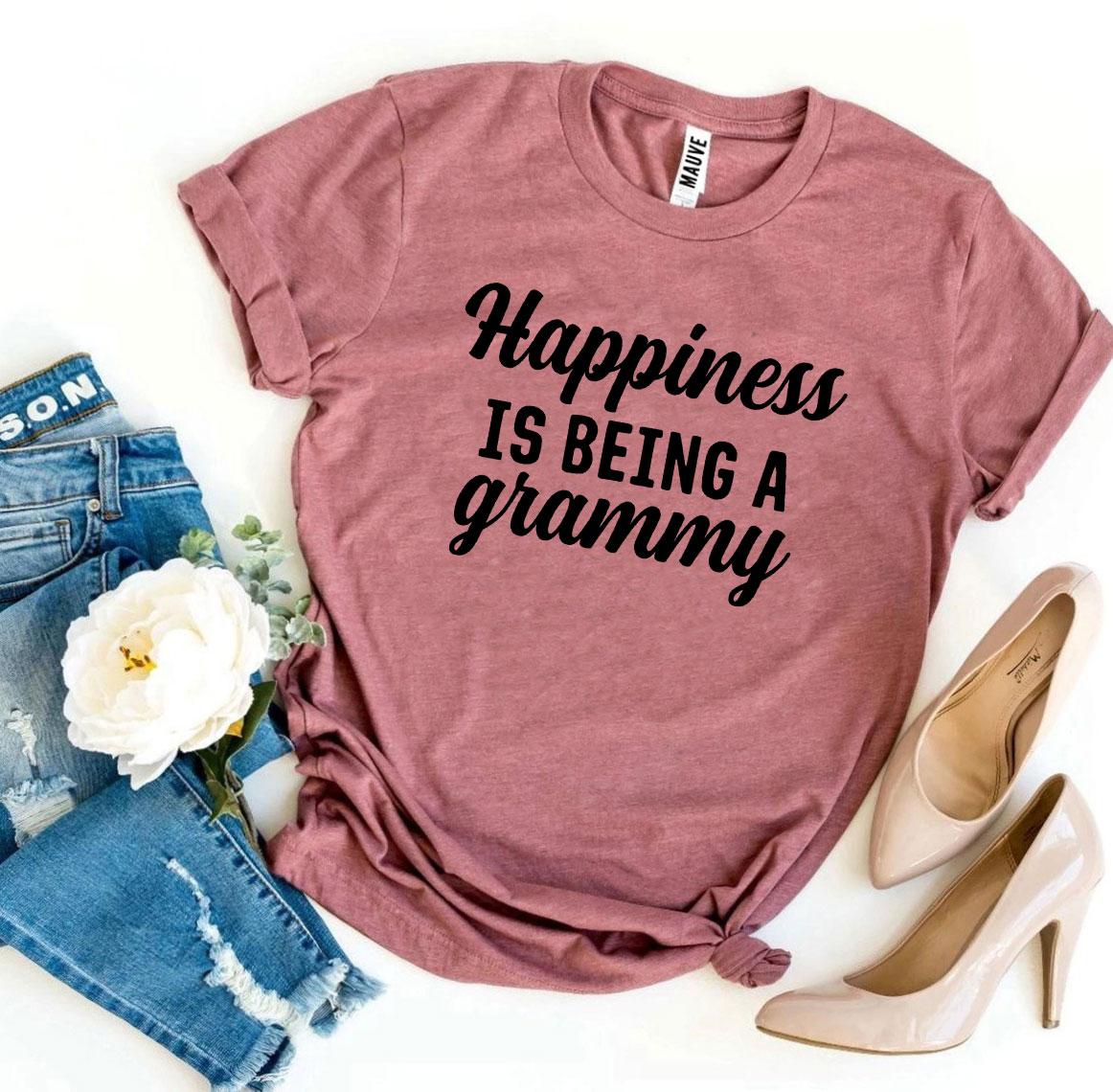 Happiness Is Being a Grammy T-shirt Agate