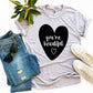 You're Beautiful T-shirt Agate