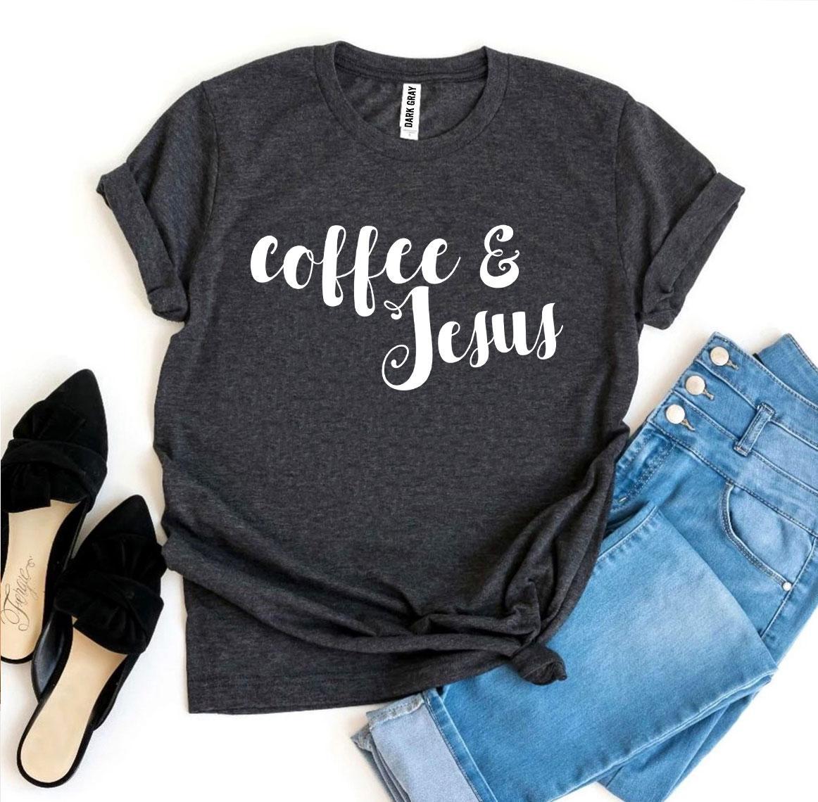 Coffee And Jesus T-shirt Agate