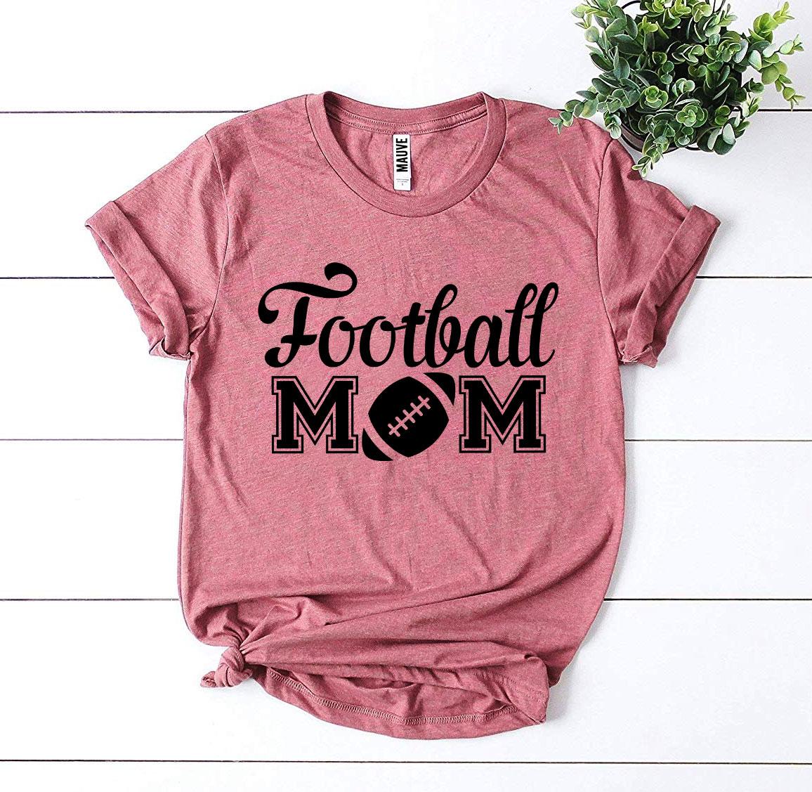 Football Mom T-shirt Agate