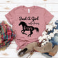 Just A Girl Who Loves Horses T-shirt