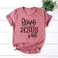 Love Me Some Jesus T-shirt Agate