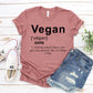 Vegan Definition T-shirt