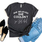 She Believed She Couldn't So God Did T-shirt Agate