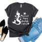 Mermaid Kisses Starfish Wishes T-shirt Agate