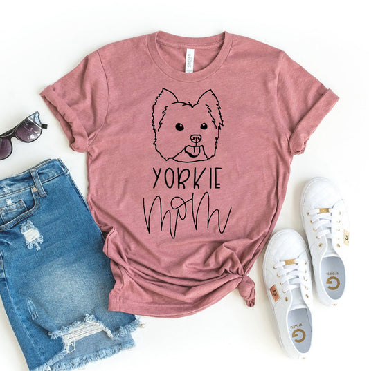 Yorkie Mom T-shirt