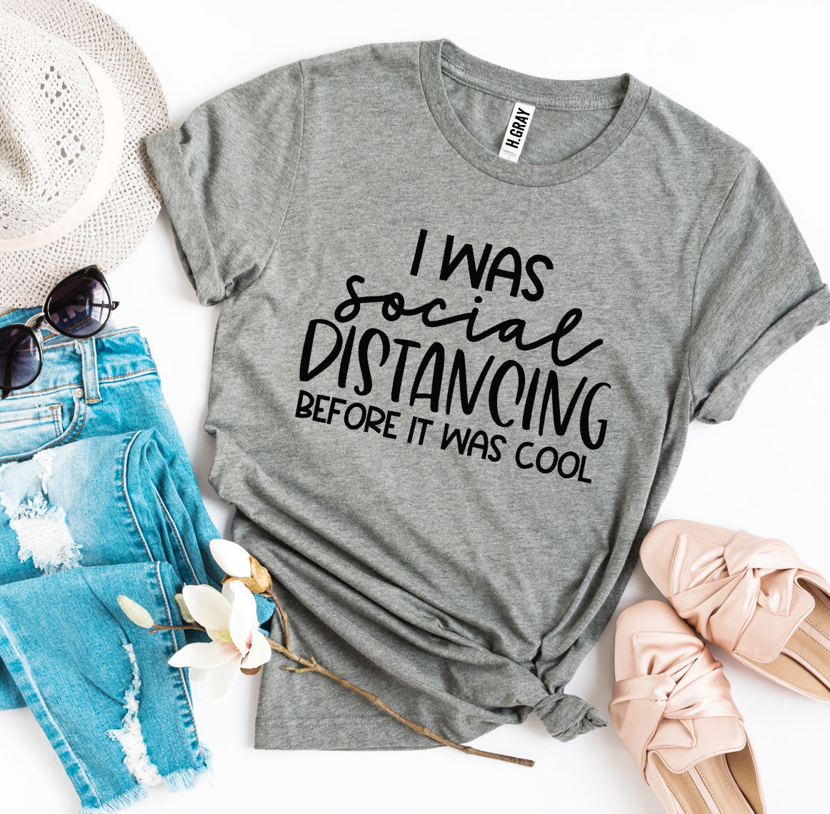 I Was Social Distancing T-shirt