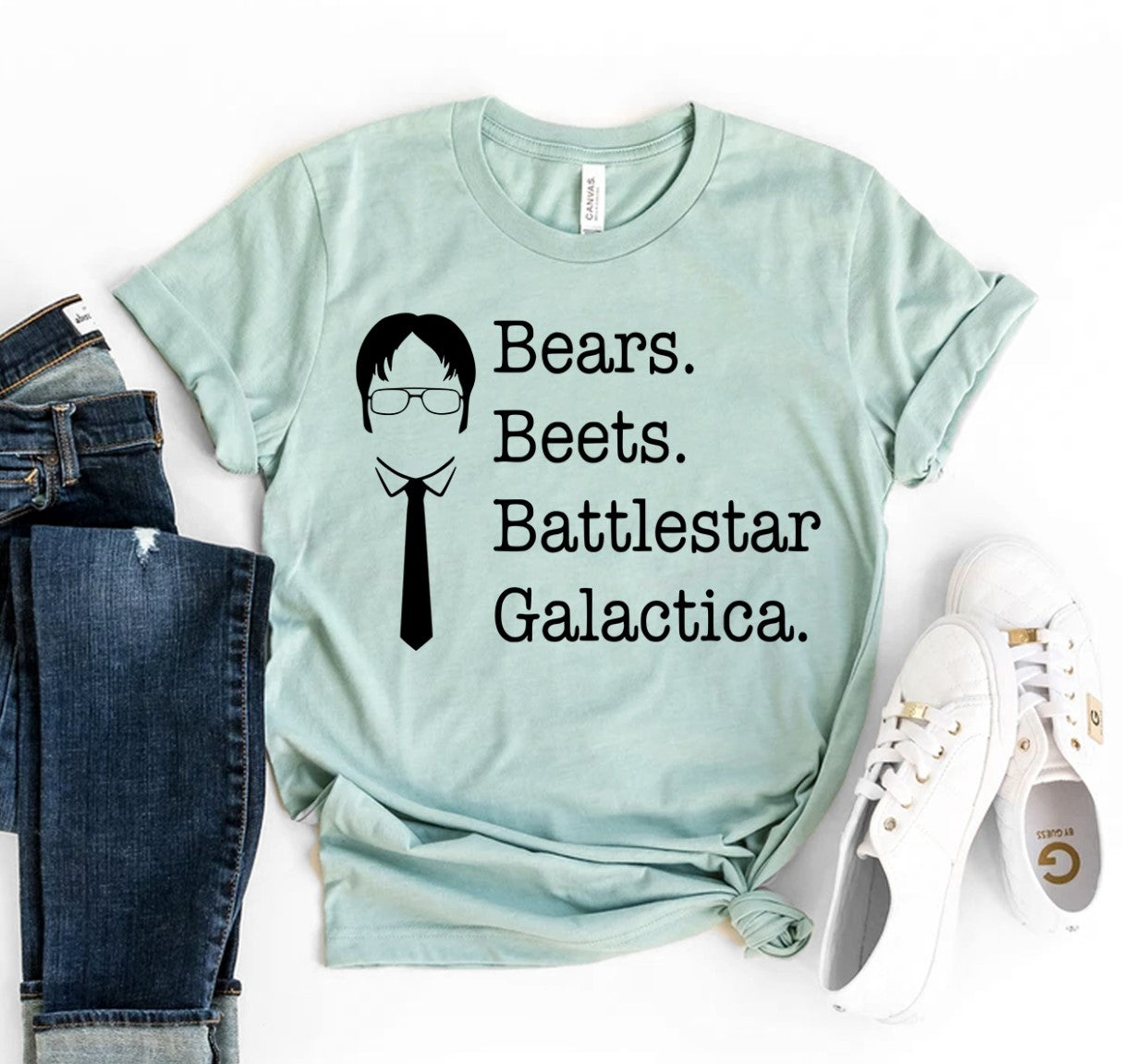 Bears Beets Battlestar Galactica T-shirt