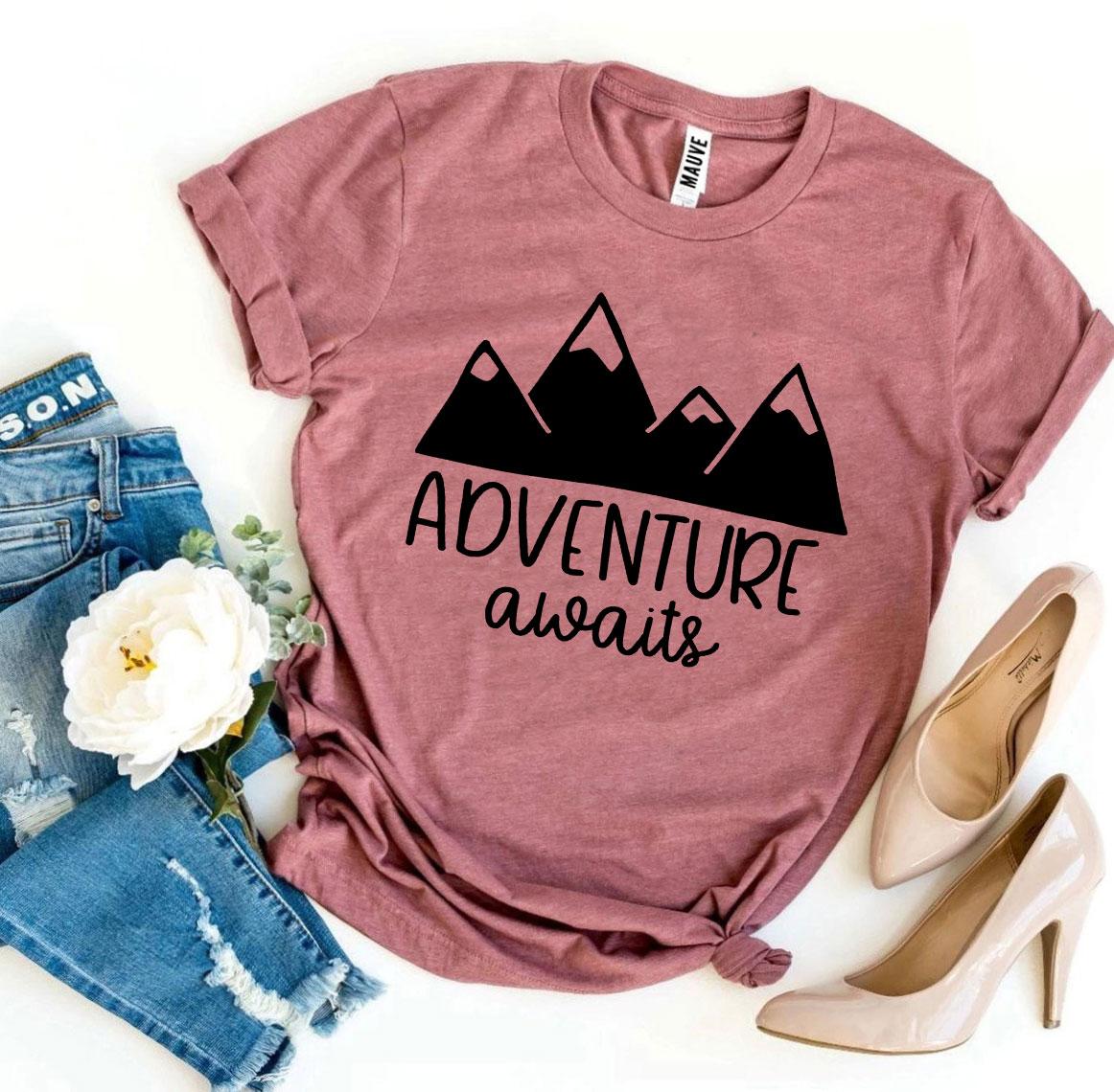 Adventure Awaits T-shirt Agate