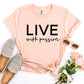 Live With Passion T-shirt Agate