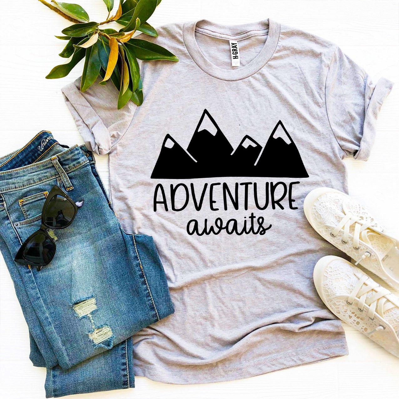 Adventure Awaits T-shirt Agate