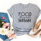 Food Friends Sunshine T-shirt Agate