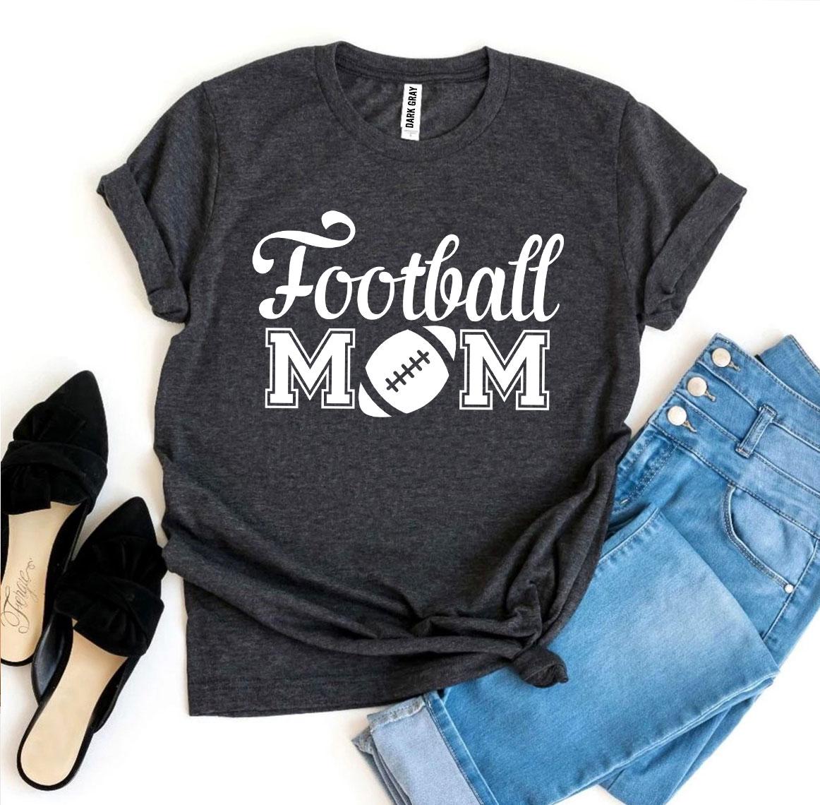 Football Mom T-shirt Agate