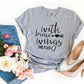 With Brave Wings She Flies T-shirt