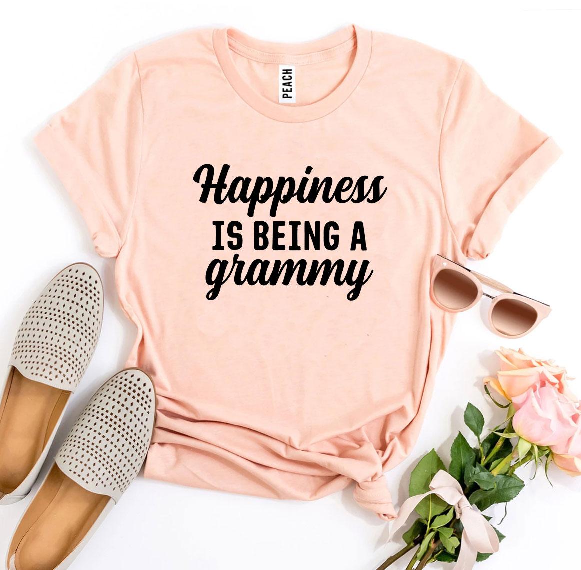 Happiness Is Being a Grammy T-shirt Agate