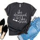 She Designed A Life She Loved T-shirt Agate
