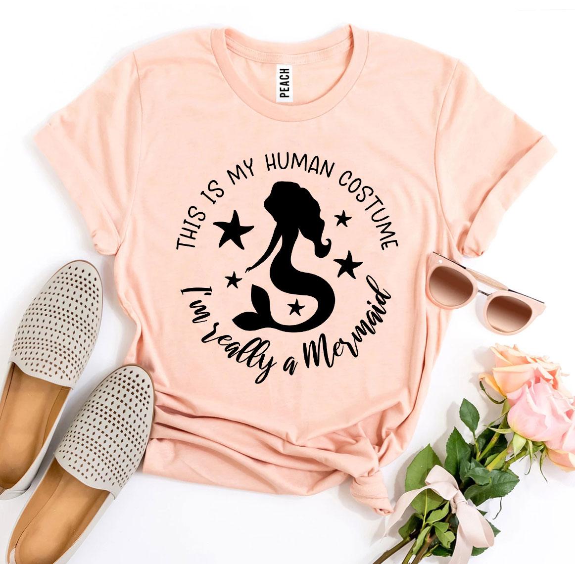 I'm Really a Mermaid T-shirt Agate