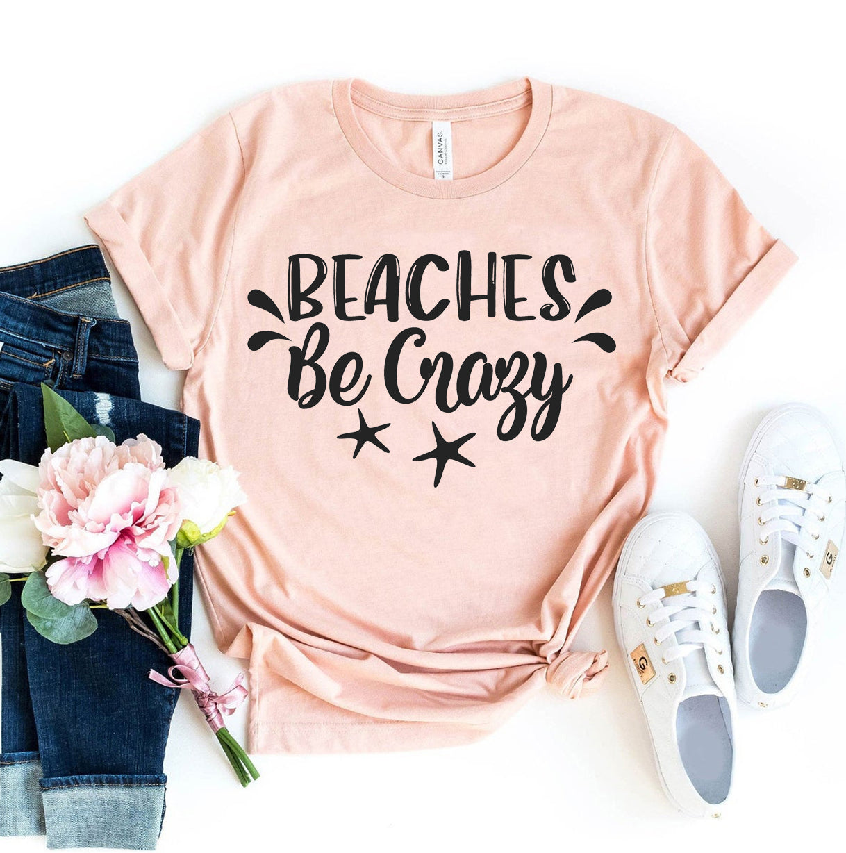 Beaches Be Crazy T-shirt