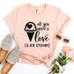All You Need Is Love And Ice Cream T-Shirt Agate