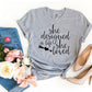 She Designed A Life She Loved T-shirt