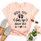 Bra Off Hair Up Belly Out T-shirt Agate