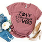 Love Is a Four Legged Word T-shirt