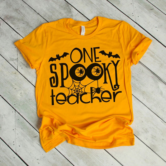 One Spooky Teacher Halloween T-shirt