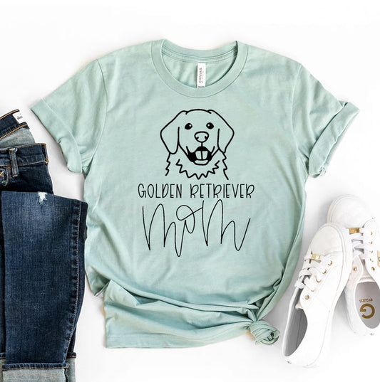 Golden Retriever Mom T-shirt